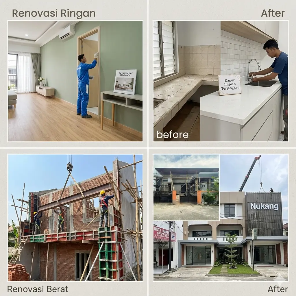 Jasa Renovasi Rumah dan Perbaikan Ringan sampai Berat