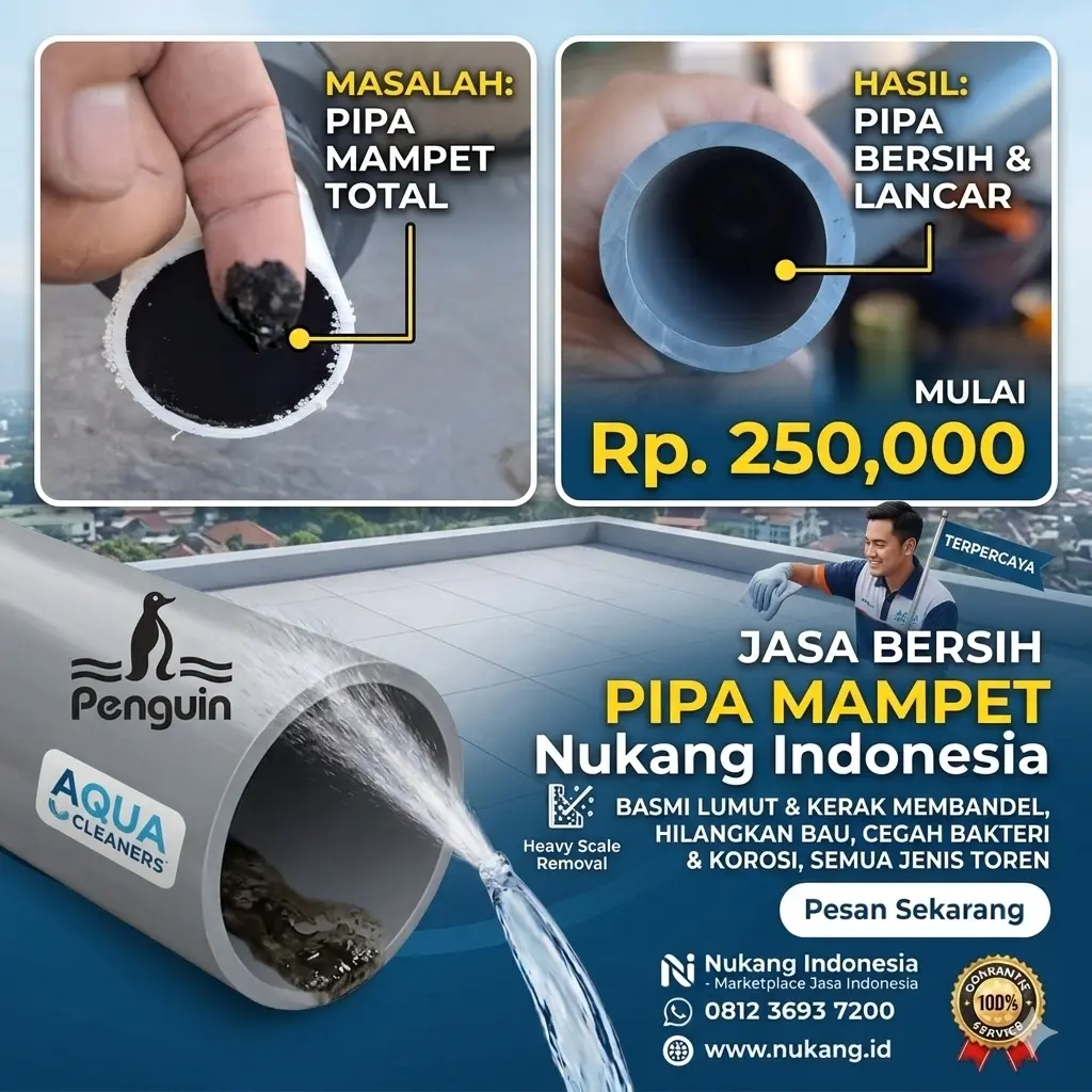 Jasa Bersih Pipa Mampet